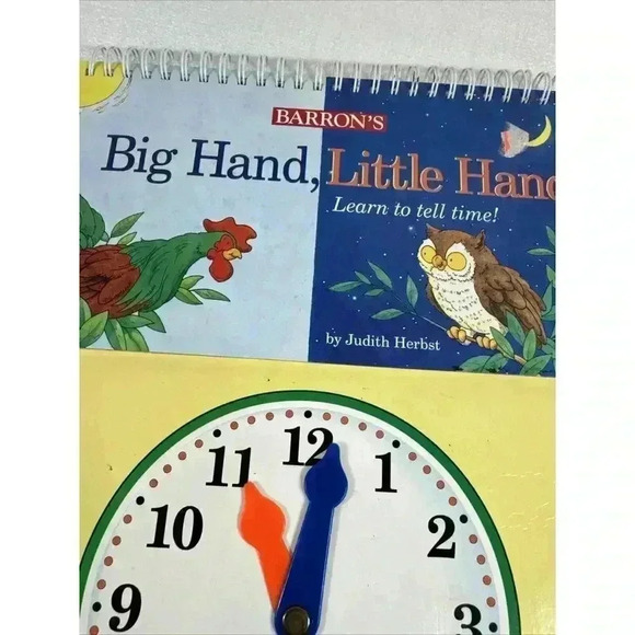 Barron's Big Hand, Little Hand Learn to tell Time! by Judith Herbst (1997) - Picture 2 of 6